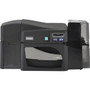 Fargo DTC4500E Single Sided Desktop Dye SublimationThermal Transfer Printer - Monochrome - Card Print - Fast Ethernet - USB - LCD - - 55020