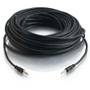 C2G 25ft CMG-Rated 3.5mm Stereo Audio Cable With Low Profile Connectors - 25 ft Audio Cable - Mini-phone Male Stereo Audio - Male (40107)