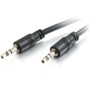C2G 40109 Stereo Audio Cable - 50 ft Audio Cable - Mini-phone Male Stereo Audio - Mini-phone Male Stereo Audio (Fleet Network)