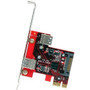 StarTech.com 2 port PCI Express SuperSpeed USB 3.0 Card with UASP Support - 1 Internal 1 External - Add one internal and one external (PEXUSB3S11)