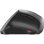 CHERRY MW 4500 Left Wireless Ergonomic Mouse - Optical - Wireless - 240 GHz - Black - USB - 1200 dpi - Scroll Wheel - 6 Buttons - 2 JW-4550