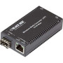 Black Box MultiPower Miniature TransceiverMedia Converter - 1 x Network RJ-45 - Fast Ethernet - 10100Base-T 100Base-X - 1 x Slots LHC301A-R4