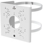 Turing Video Pole Mount for Surveillance Camera - White - 8 kg Load Capacity TI-ABPM