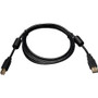 Tripp Lite 6-ft. USB2.0 A/B Gold Device Cable with Ferrite Chokes - 6 ft Data Transfer Cable - Type A Male USB - Type B Male USB - - (Fleet Network)