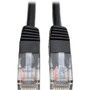 Tripp Lite N002-006-BK Cat5e UTP Patch Cable - Category 5e - 6ft - 1 x RJ-45 Male Network - 1 x RJ-45 Male Network - Black (Fleet Network)