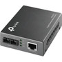 TP-Link MC210CS Gigabit Ethernet Media Converter - 1 x Network RJ-45 - 1 x SC Ports - Single-mode - Gigabit Ethernet - 1000Base-T - MC210CS