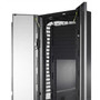 APC by Schneider Electric Vertical Cable Manager for NetShelter SX 600mm Wide 45U Qty 2 - Cable Manager - Black - 2 - 45U Rack - TAA AR7722