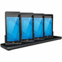 Elo DC11 4 Slot Device Charger - Docking - Mobile Computer - 4 Slot - Charging Capability - Black - Countertop Wall Mount E392443