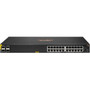 Aruba 6100 24G Class4 PoE 4SFP 370W Switch - 24 Ports - Manageable - 3 Layer Supported - Modular - 3270 W Power Consumption - 370 W JL677AB2B