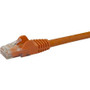 StarTech.com 10 ft Orange Snagless Cat6 UTP Patch Cable - Category 6 - 10 ft - 1 x RJ-45 Male Network - 1 x RJ-45 Male Network - (N6PATCH10OR)