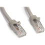 StarTechcom_15_ft_Gray_Snagless_Cat6_UTP_Patch_Cable_-_Category_6_-_15_ft_-_1_x_RJ-45_Male_Network_-_1_x_RJ-45_Male_Network_-_Gray_N6PATCH15GR