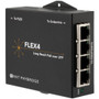 NVT Phybridge FLEX4 Network Extender - 5 x Network (RJ-45) - 2000 ft (609600 mm) Extended Range - Metal (Fleet Network)