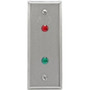 SDC 400NU-L2 Annunciator Plate - Frame Mount for Door Lock Monitor Alarm Relay - Stainless Steel 400NU-L2