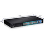TRENDnet 28-Port 10100Mbps Web Smart PoE Switch 20 x PoE Ports 4 x PoE Ports 2 x Gigabit Ports 2 x Shared Gigabit Ports RJ-45 TPE-224WS