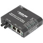 Black Box Fast Ethernet 100-Mbps Hardened Temperature Switch - 2 10100-Mbps Copper RJ45 1 100-Mbps Multimode Fiber 1300nm - LBH100A-H-ST-12