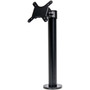 Star Micronics mUNITE 18 MOUNT BLK Pole Mount for Tablet - Black - 18 Screen Support - 75 x 75 100 x 100 - VESA Mount Compatible 37954820
