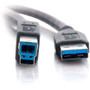 C2G 54174 USB Cable Adapter - 6.6 ft USB Data Transfer Cable - Type A Male USB - Type B Male USB - Shielding - Black (54174)