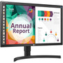 LG Ultrawide 27BN85UN-B 27 Class 4K UHD Curved Screen Gaming LCD Monitor - 169 - Textured Black - 27 Viewable - In-plane Switching 27BN85UN-B