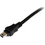 StarTech.com 1ft USB Y Cable for External Hard Drive - Type A Male USB - Mini Type B Male USB - 1ft - Black (USB2HABMY1)