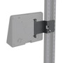 Heckler Design Wall Mount for Controller Tap Touchscreen Monitor - Black Gray - Height Adjustable - Powder Coated Steel Steel H804-BG