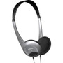 Maxell Lightweight Stereo Headphones - Stereo - Silver, Black - Mini-phone - Wired - 32 Ohm - 20 Hz 20 kHz - Nickel Plated Connector - (Fleet Network)