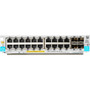 HPE 20-port 101001000BASE-T PoE  4-port 1G10GbE SFP MACsec v3 zl2 Module - For Data Networking Optical Network - 20 x RJ-45 LAN J9990AB8X