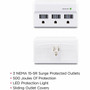 CyberPower Essential B300WRC1 3-Outlet Surge SuppressorProtector - 3 x NEMA 5-15R - 500 J - 120 V AC Input B300WRC1