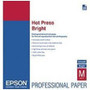 Epson Hot Press S042334 Fine Art Paper - 24" x 50 ft - 330 g/m&#178; Grammage - Smooth, Matte - 90 Brightness - Bright White (Fleet Network)