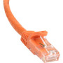 StarTech.com 75 ft Orange Snagless Cat6 UTP Patch Cable - Category 6 - 75 ft - 1 x RJ-45 Male Network - 1 x RJ-45 Male Network - (Fleet Network)