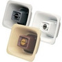 Valcom IP One-Way FlexHorn Gray - Wired - 114 dB - Audible - Wall Mountable Table Mount Flush Mount Box - Green Yellow - Gray VIP-480AL-GY