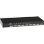 Black Box DVI-D Splitter with Audio and HDCP 1 x 8 - Audio Line In - Audio Line Out - DVI In - DVI Out AVSP-DVI1X8