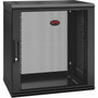 APC by Schneider Electric NetShelter WX 12U Single Hinged Wall-mount Enclosure 400mm Deep - For Networking Airflow System - 12U Rack AR112SH4