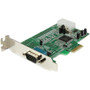 StarTech.com 1 Port Low Profile PCI Express Serial Card - 16550 - 1 x 9-pin DB-9 Male RS-232 Serial PCI Express (Fleet Network)