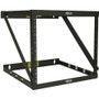 Tripp Lite SmartRack SRWO8U22 Wall Mount Open Rack Frame Cabinet - Wall Mountable - Black - Steel - 68.04 kg Maximum Weight Capacity (SRWO8U22)