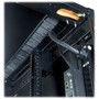 Eaton S-Series Rack 48U 30W 48D With Divider Panel - 48U Rack Height - Black - Metal - 90718 kg DynamicRolling Weight Capacity - ETN-ENC483048S