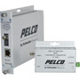 Pelco FMCI Series Ethernet Optical Fiber Media Converters - 1 x Network RJ-45 - 1 x ST Ports - DuplexST Port - Single-mode - Fast - FMCI-AF1SM1STM