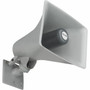 Valcom IP High-Efficiency Horn with Long Line Extender One-Way - 116 dB - Audible - Wall Mountable Box - Gray VIP-130AL-GY-SA