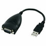 Wasp USB to Serial Converter Cable - Type A Male USB DB-9 Male Serial - Black 633808160029