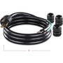 CyberPower Hardwire Power Cord 208VAC 6ft NEMA L6-30P to 3-wire ROJ 10AWG 3x cable glands - For UPS Transformer - 208 V AC  30 A - L630PHW6FT
