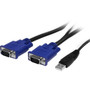 StarTech.com 16 Port 1U Rackmount USB KVM Switch Kit with OSD and Cables - 16 Port - 1U - Rack-mountable (SV1631DUSBUK)