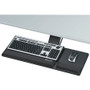 Fellowes Designer Suites&trade; Compact Keyboard Tray - 3" Height x 27.5" Width x 18" Depth - Black (Fleet Network)