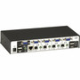 Black Box ServSwitch Wizard VGA USB Single-Head Video - 4 Computers - 1 Local Users - 1920 x 1200 - 1 x Network RJ-45 - 8 x x KV3004A
