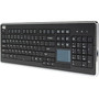 Adesso SlimTouch 4400 - Wireless Desktop Touchpad Keyboard - Wireless Connectivity - RF - 30 ft (9144 mm) - USB Interface - 104 Key - (Fleet Network)