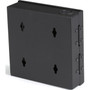 Black Box Mini Wallmount Fiber Enclosure One Adapter Panel Non-Locking - For Patch Panel LAN Switch - Wall Mountable - Cold-rolled JPM399A-R2