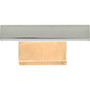 Alarm Controls Magnetic Lock Dress Cover - Easy Installation - Polished Brass DUC-8B