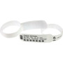 Zebra Z-Band UltraSoft RFID LR Wristband - 1 316 Width x 14 14 Length - Permanent Adhesive - Rectangle - Direct Thermal - White - ZIPRD3015155