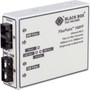 Black Box FlexPoint LMC250A TransceiverMedia Converter - 2 x SC Ports - DuplexSC Port - Single-mode Multi-mode - Fast Ethernet - - - LMC250A