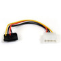 StarTech.com 6in 4 Pin Molex to Right Angle SATA Power Cable Adapter - 6 (Fleet Network)