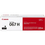 Canon 067 Original High Yield Laser Toner Cartridge - Black - 1 Each - 3130 Pages 5106C001