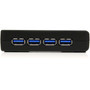 StarTech.com 4-Port USB 3.0 SuperSpeed Hub with Power Adapter - Portable Multiport USB-A Dock IT Pro - USB Port Expansion Hub for - a (ST4300USB3)